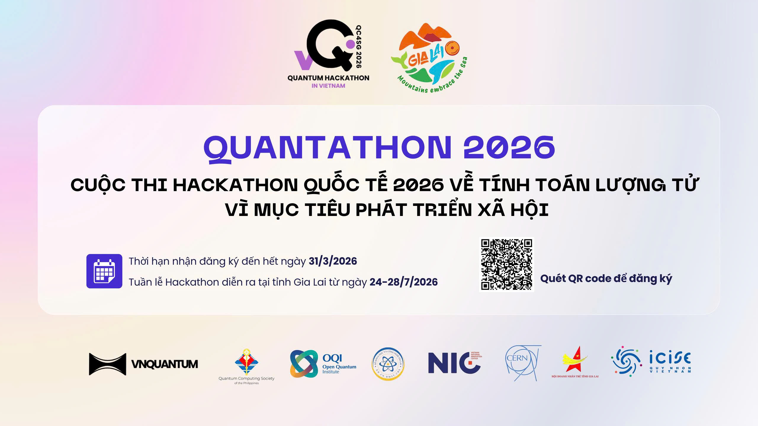 Cuộc thi Hackathon Quốc tế về Tính toán Lượng tử QC4SG 2026